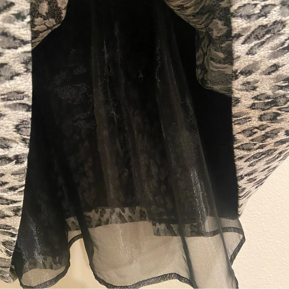 TAYLOR, Sleeveless Jacquard Fit & Flare Dress, Size 2 - Picture 8 of 8